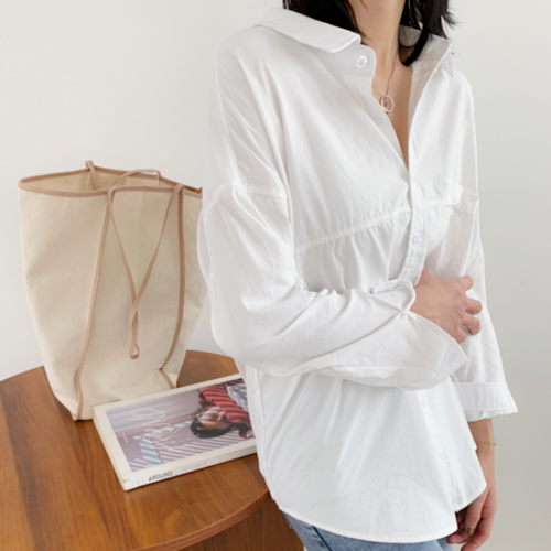 Camisa Comprida de Corte Solto